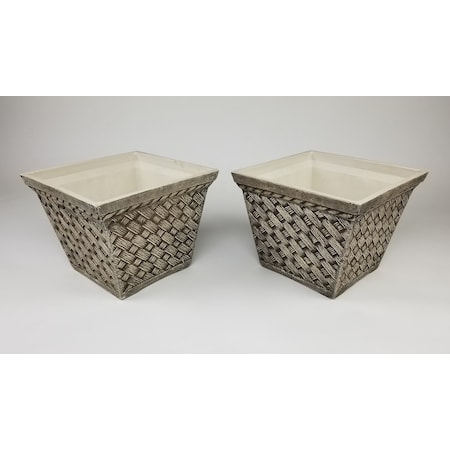 Red Star Square Planter, PK2 FM-SBWP